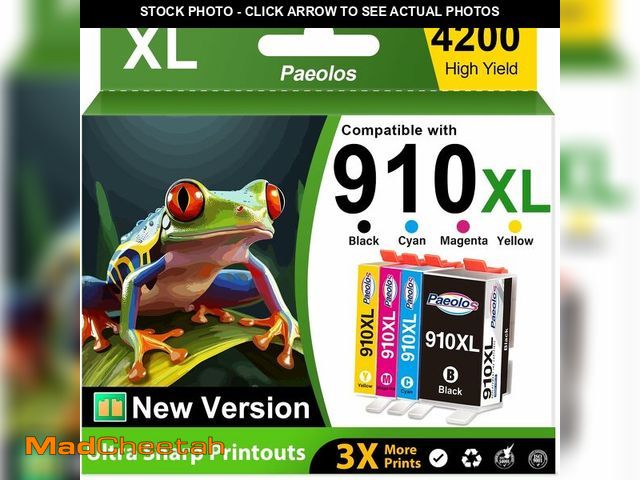 Lot 74-13961725 - 910XL 910 Ink Cartridges Latest Chip Replacement for HP 910XL Ink Cartridges Combo Pack for HP Ink 9...