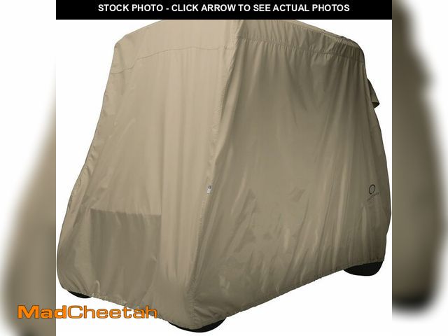 Lot 74-12827665 - Classic Accessories Fairway Short Roof 2-Person Golf Cart Cover - UNUSED