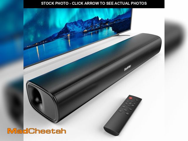 Lot 74-14213198 - Saiyin Sound Bar for Smart TV,Balanced Sound,Soundbar with Bluetooth/TV-ARC/Optical/AUX Connect, Sur...
