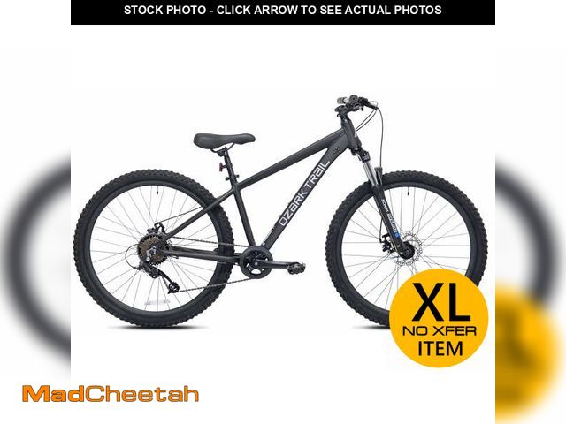 Lot 74-12862823 - Ozark Trail 27.5" Vibe Mountain Bicycle, Small Frame, Fits Riders 5'0" - 5'6", Black, Adult, Unisex ...