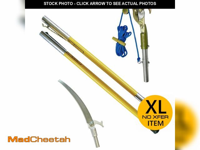 Lot 74-12569863 - Jameson FG-6PKG-1 FG-Series Manual Pole Saw and Tree Pruner with Two 6-Foot Fiberglass Poles - UNUSE...