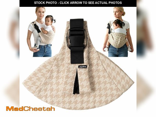 Lot 74-14432777 - Toddler Sling Carrier with Extra Padding, Adjustable Baby Carrier Front &amp; Back Carry, Non-Slip E...