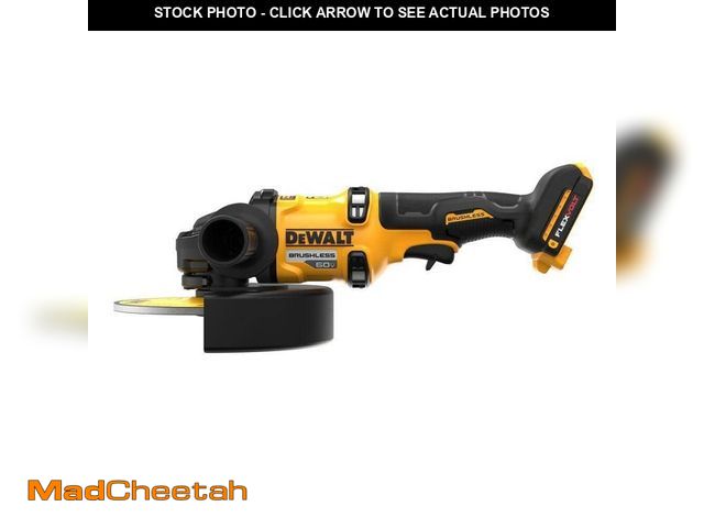 Lot 74-12638535 - DEWALT FLEXVOLT 60V Cordless 7 in. Angle Grinder (Tool-Only) - UNUSED