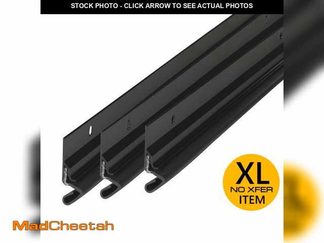 Lot 74-12693734 - M-D Building Products 52046 Bronze Aluminum and Premium Rubber Heavy-Duty Screw-on Top and Sides Doo...