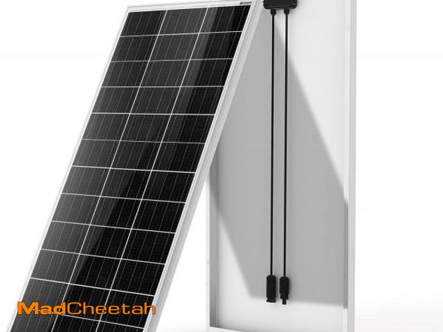 Lot 74-12510135 - ECO-WORTHY 195 Watt Solar Panel 12 Volt Monocrystalline Solar Panel High Efficiency PV Module Power ...