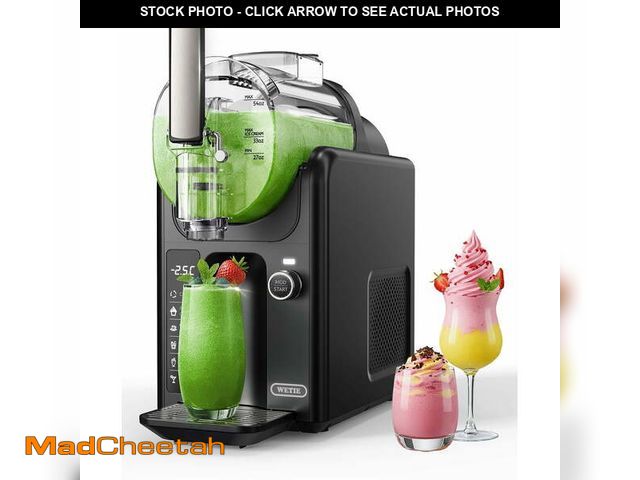 Lot 74-14588581 - Slushie Machines, WETIE 82oz 5-in-1 Frozen Drink &amp; Ice Cream Maker w/ LED Display, Adjustable Ha...