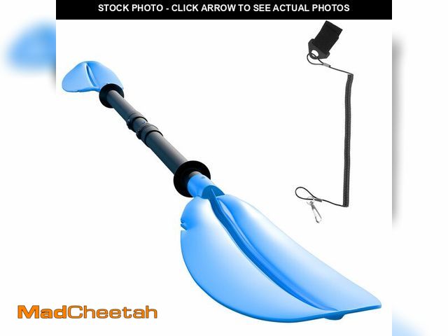 Lot 74-14150861 - Nenkim Adjustable Kayak Paddle, Lightweight Floating Oar Durable Floating Kayaking Oars Safety Rope ...