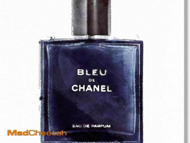 Lot 74-12399380 - The Oliver Gal Artist Co. Fashion and Glam Wall Art Canvas Prints 'Men Monsieur Bleu' Perfumes Home ...
