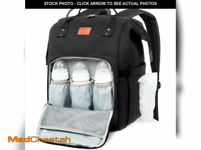 Lot 74-12713623 - KeaBabies Baby Diaper Bag Backpack - Large Baby Bag for Boys, Girls, Waterproof Multi Function Trave...