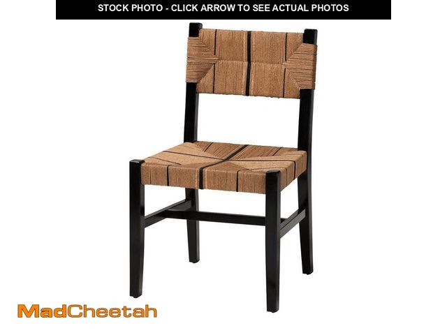 Lot 74-12684862 - bali &amp; pari Prita Natural Brown and Black Dining Chair - UNUSED