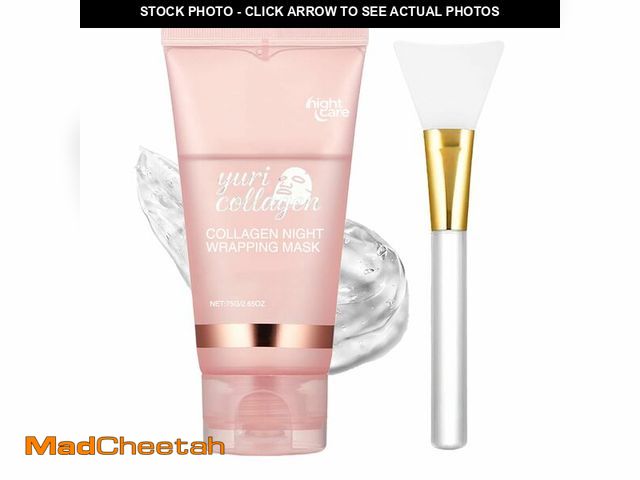Lot 74-14270568 - Night Wrapping Mask, Overnight Peel Off Face Mask with Collagen, Hydrating Firming Sleeping Mask, Mo...