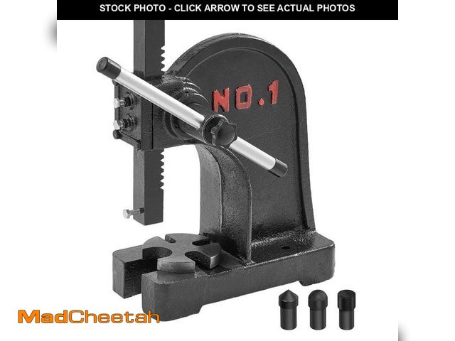 Lot 74-13693486 - SKYSHALO Arbor Press, 1 Ton Manual Arbor Press, 5.9 in. Maximum Height, Cast Iron Heavy-Duty Manual ...