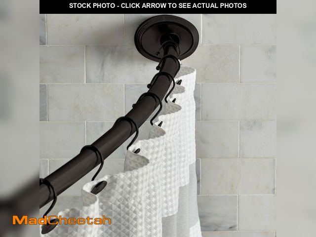Lot 74-12687104 - Better Homes &amp; Gardens Dual Mount No Rust 50â to 72â Adjustable Curved Shower Curtain Rod, B...