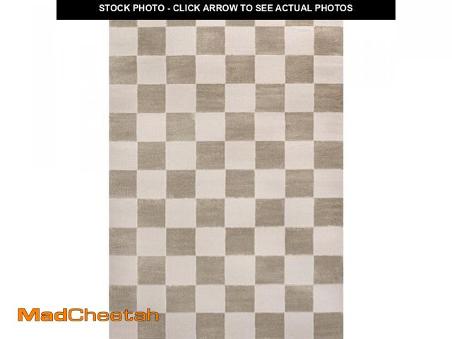 Lot 74-12276412 - JONATHAN Y Lighting SND103-8 Sandstone 7-3/4' X 10' Polyester Geometric and Plaid Indoor Rectangular...