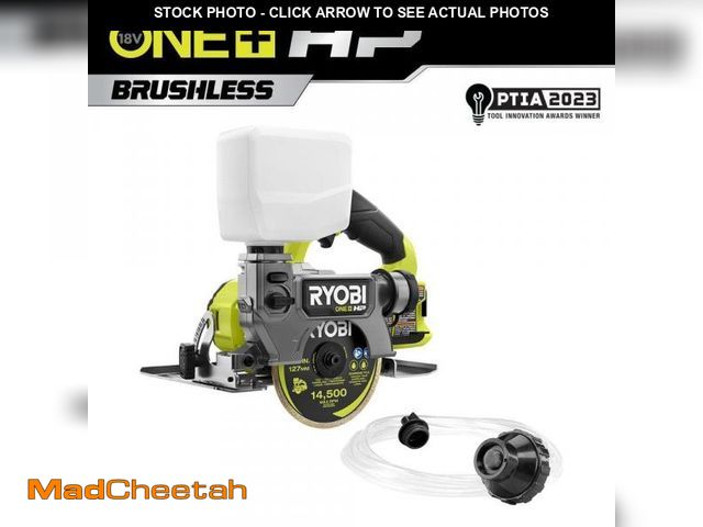 Lot 74-12032467 - RYOBI ONE+ HP 18V Cordless Handheld Wet/Dry Masonry Tile Saw (Tool Only) - UNUSED