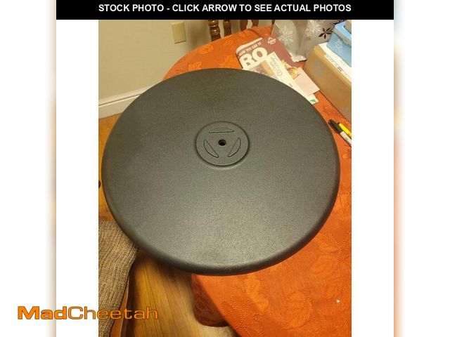 Lot 74-13844536 - 18" Round Restaurant Table Base XU-TR18-BASE-GG Texture Black - UNUSED