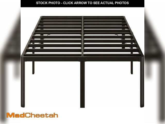 Lot 74-14611492 - Yicensen 24 Inch High King Bed Frame with Rounded Corner Legs Heavy Duty Metal King Size Platform Be...