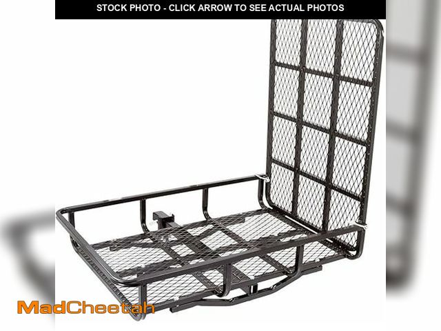 Lot 74-12037519 - ELEVATE OUTDOOR 48" W Steel Basket Cargo Carrier with Folding Ramp - 500 lb. Cap - Class III or IV 2...