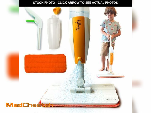 Lot 74-12458235 - Quiggly Toy Spray Mop for Kids - Toddler Cleaning Set with Real Water Sprayer - Montessori Cleaning ...