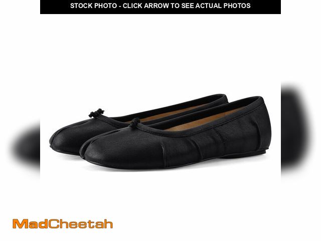 Lot 74-14273743 - VBDB Tabi Black Comfortable Shoes for Women Wide Width Casual Shoes Split Toe Ballet Flats Light Wei...