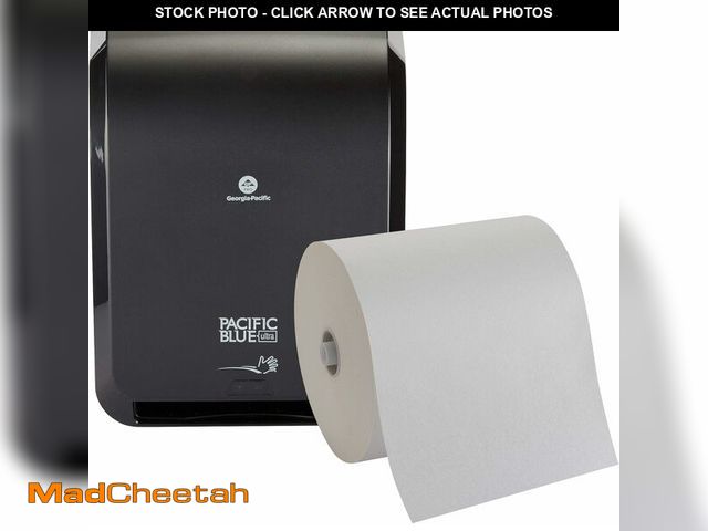 Lot 74-13927378 - Pacific Blue Ultra 8" High-Capacity Automated Touchless Paper Towel Dispenser Starter Kit by GP PRO ...