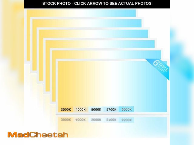 Lot 74-13070834 - Deamoris 6Pack 2x4 LED Flat Panel Light, 7700LM 30W-70W Dimmable &amp; Selectable, 5CCT 3000K-6500K ...