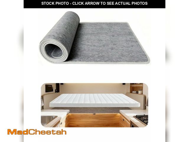 Lot 74-14265726 - Chimelva RV Mattress Underlay Mattress Pad Ventilated with Breathable Felt 74x60 Inch for Campers Mo...