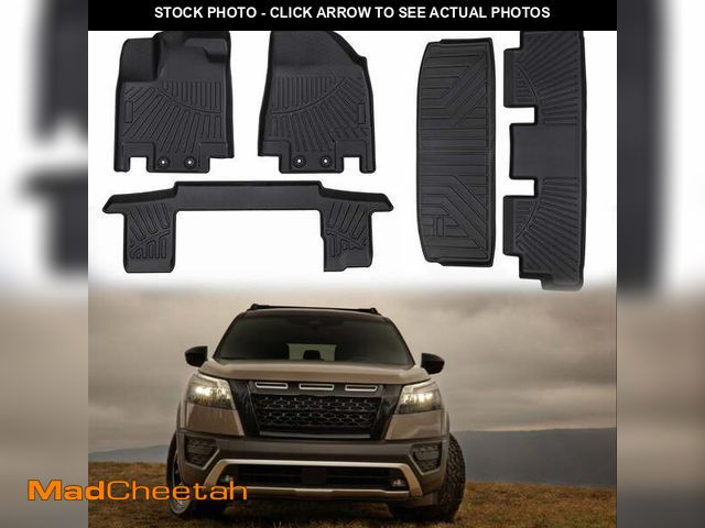 Lot 74-12550164 - BaiCH Car Floor Mats for Nissan Pathfinder 2022-2024 All Weather TPE Rubber Floor Liners Protection ...