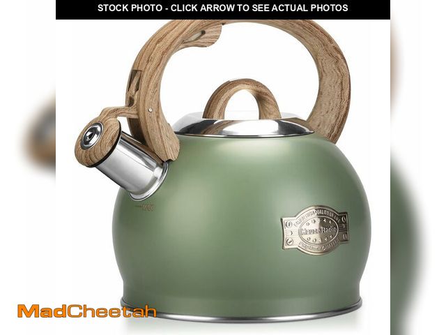 Lot 74-10824054 - Hauce Radio Tea Kettle Stovetop, 2.1 Quart Stove Top Whistling Tea Kettle, Teapot Kettles with Food ...