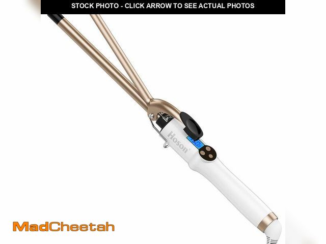 Lot 74-13991857 - Hoson 1/2 Inch Curling Iron Professional, Ceramic Tourmaline Curl Wand Barrel, Hair Curler Iron for ...