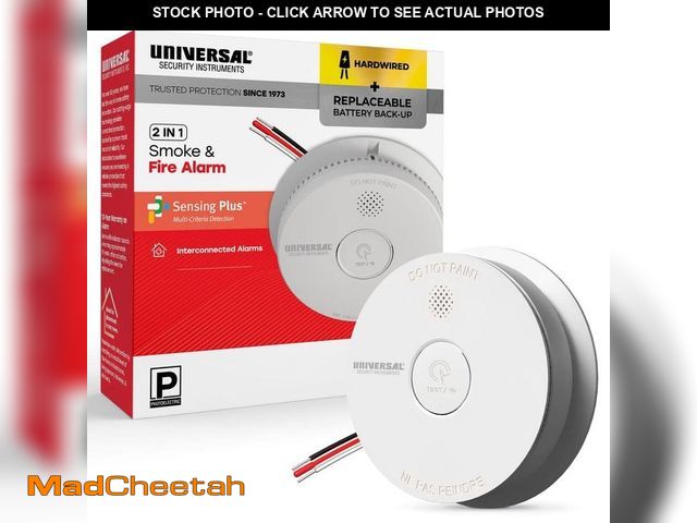 Lot 74-12593253 - Kidde 10-Year Battery Powered Smoke and Carbon Monoxide Detector with Alarm LED Warning Lights and V...