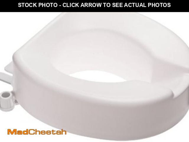 Lot 74-12138024 - SP Ableware Maddak Tall-Ette 4-Inch Elongated Elevated Toilet Seat (725831004) - UNUSED