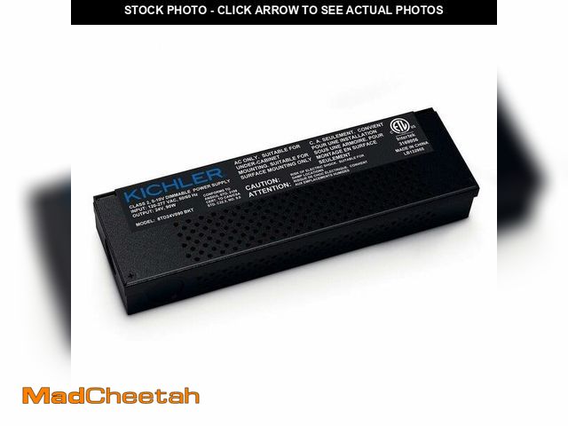 Lot 74-12871954 - Kichler 8TD24V090BKT 24V-90W LED Driver, Textured Black - UNUSED