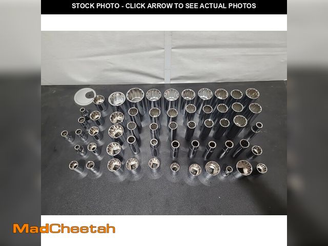 Lot 74-13129560 - (SET OF 56) 56 Bits from the GEARWRENCH 12-Point SAE/Metric Master Socket Set! UNUSED - UNUSED