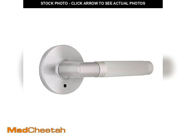 Lot 74-14614394 - Home Decorators Collection Woodcliff Satin Nickel Privacy Bed/Bath Door Handle LH2X2GSYXP - UNUSED