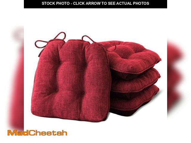Lot 74-12702054 - IPYNBAP Chair Cushions for Dining Chairs Set of 4, Kitchen Chair Cushions, Chair Pads with Ties and ...