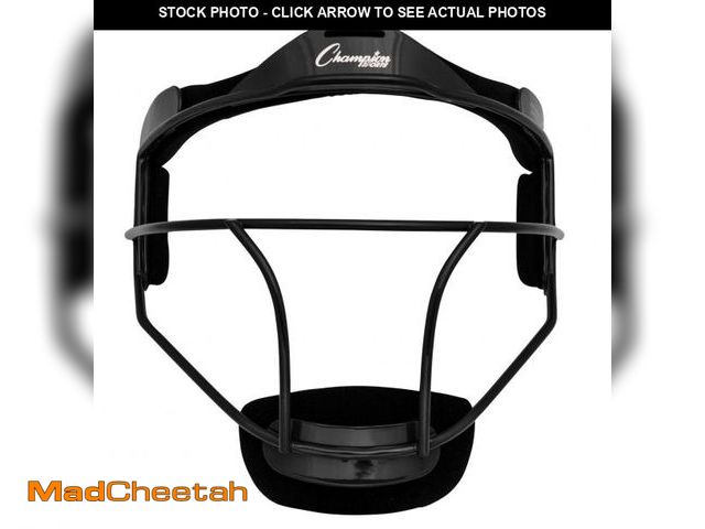 Lot 74-12304803 - Champion Sports Steel Softball Face Mask - Classic Fielders Masks for Youth - Durable Head Guards - ...
