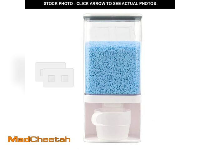 Lot 74-12697446 - 35 OZ Laundry Detergent Dispenser/Wall-Mounted Scent Booster Beads Dispenser for Laundry Room Storag...