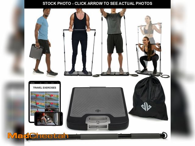 Lot 74-13563910 - EVO Gym - Portable Home Gym Strength Training Equipment, at Home Gym | All in One Gym - 6 Resistance...