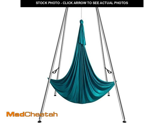 Lot 74-14085425 - VEVOR Aerial Yoga Frame and Yoga Hammock 9.67 ft. H Professional Yoga Swing Stand Comes with 6.6 Yar...