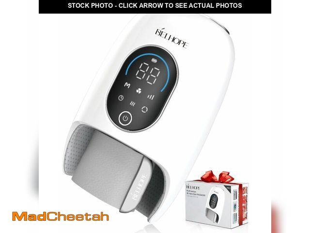 Lot 74-12603473 - Hand Massager with 9 Modes and 4 Heating Options for Hot and Cold Therapy Hand and Wrist Massager fo...