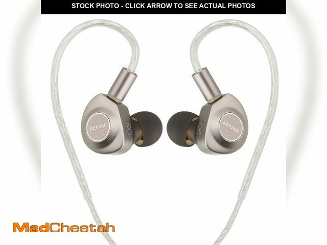 Lot 74-12978353 - syeindunce Kefine Delci AE 10mm DLC+PU Diaphragm Dynamic Driver IEMs, Wired in Ear Monitor Earphones...