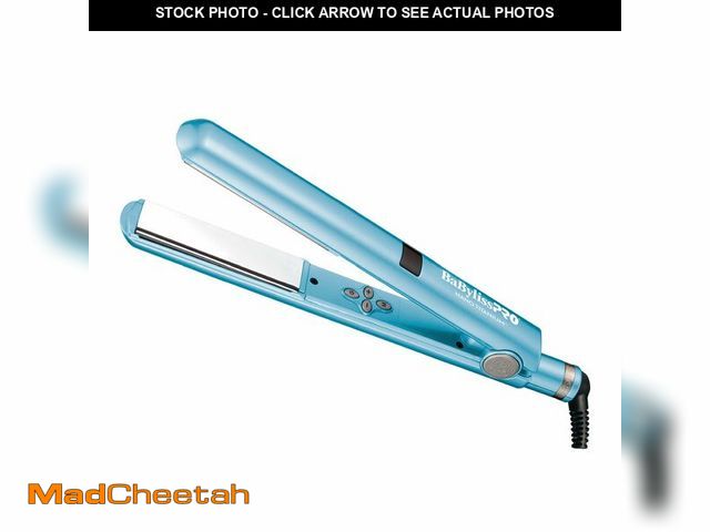 Lot 74-12709589 - BaBylissPRO Nano Titanium Flat Iron Hair Straightener, 1" Digital Hair Straightener Iron for Profess...