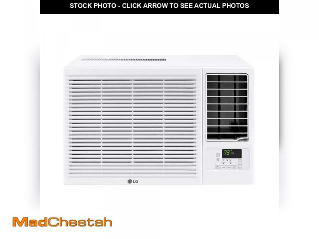 Lot 74-12377096 - LG 18,000 BTU 230V Window Air Conditioner Cools 1000 Sq. Ft. with Heater, Remote and Dehumidifier in...