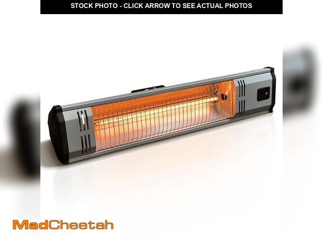 Lot 74-12692435 - Heat Storm Tradesman 1,500-Watt Electric Outdoor Infrared Quartz Portable Space Heater with Wall/Cei...