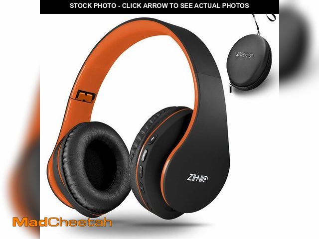 Lot 74-12461764 - ZIHNIC Bluetooth Headphones Over-Ear, Foldable Wireless and Wired Stereo Headset Micro SD/TF, FM for...