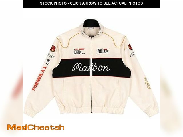 Lot 74-14283183 - Formula 1 x Malbon Chinese Grand Prix Men's Gridlock Racing Jacket, White, Large - UNUSED