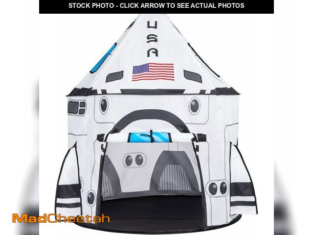 Lot 74-14381921 - JOYIN Rocket Ship Play Tent Kids Spaceship Playhouse Tent Set Indoor Outdoor Easy Assembly Play Tent...