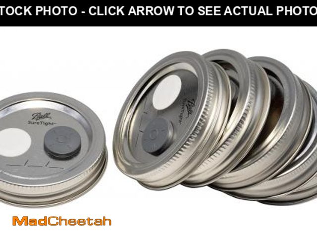 Lot 74-12441760 - Root Mushroom Farm-6Pcs Regular Mouth Mushroom Liquid Culture Lids, Mason Jar Lid with large air exc...
