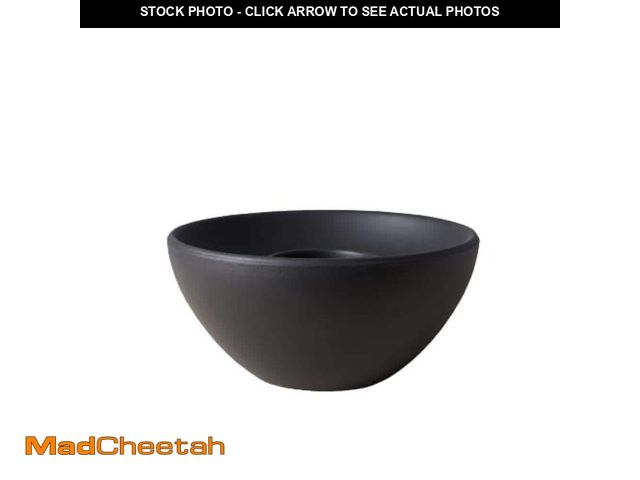 Lot 74-12584996 - Solo Stove Basin 10.5 in. Indoor/Outdoor Concrete Tabletop Fire Bowl in Black - UNUSED